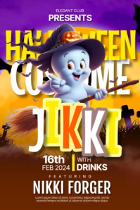 Halloween Night Poster Plakat template