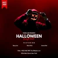 Halloween Night Promo Instagram template
