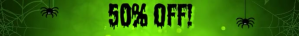 Halloween Online Ad Banner Leaderboard Templa Førertavle template