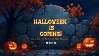 Halloween party,Halloween costume contest Blog Header template