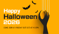 Orange Halloween party,Halloween costume contest ส่วนหัวบล็อก Template