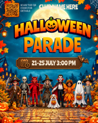 Halloween Parade Instagram Portrait Template