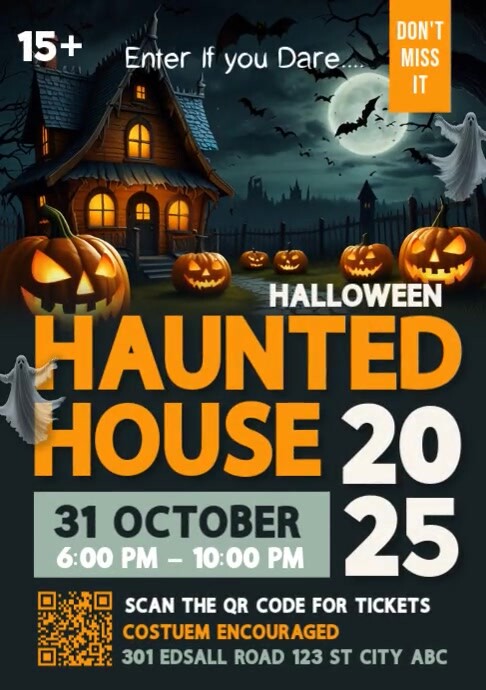 Copy of Halloween party,Halloween costume contest | PosterMyWall