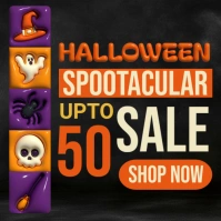 Halloween party,Halloween costume contest Instagram Post template