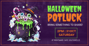 Halloween party,Halloween sale,party Isithombe Esabiwe ku-Facebook template