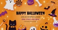 Halloween party,party,potluck Facebook Shared Image template