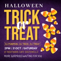 Halloween party,Halloween sale Instagram Post template