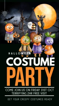 costume party Instagram Story template