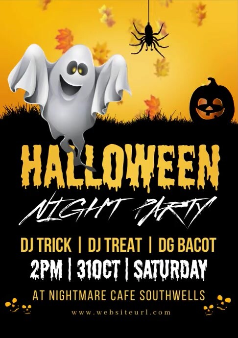 Halloween party,Halloween costume contest (1) A4 template
