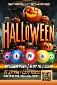 Halloween party,Halloween costume contest Banner 4' × 6' template