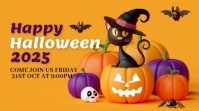 Halloween party,Halloween sale,voucher Presentation (16:9) template