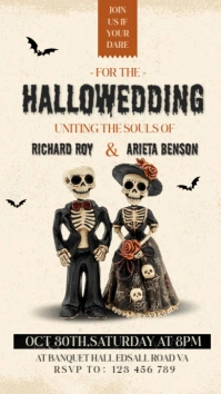Halloween party,Halloween wedding Instagram Story template