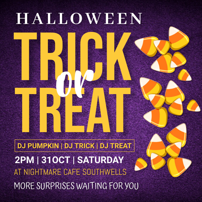 Halloween party,Halloween sale Instagram Post template