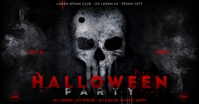 HALLOWEEN PARTY BANNER Facebook Shared Image template