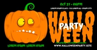 HALLOWEEN PARTY BANNER Image partagée Facebook template