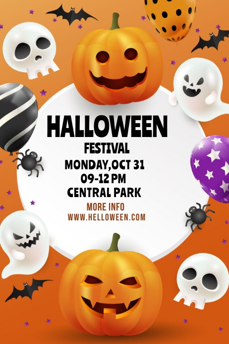 HALLOWEEN PARTY BANNER TEMPLATE