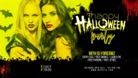 Halloween Party Blog header ส่วนหัวบล็อก template