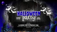 Halloween Party Blog header Igama LeBhulogi template