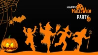 Halloween party blog header post Blogkop template