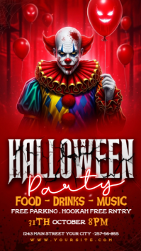 Halloween Party Instagram Story template