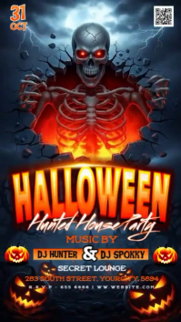 halloween party Instagram Story template