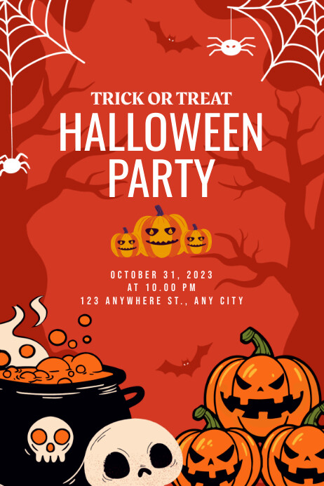 Plantilla de HALLOWEEN PARTY | PosterMyWall