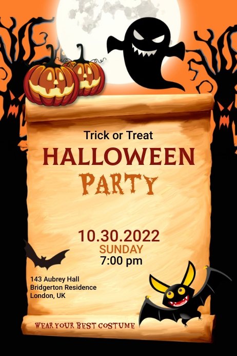 Copy of Halloween Party | PosterMyWall