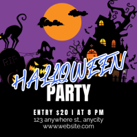 HALLOWEEN PARTY Instagram Post template
