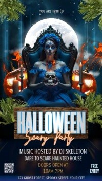 halloween party Instagram Story template