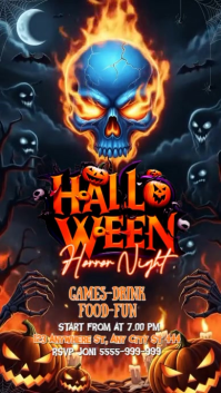 halloween party Instagram Story template