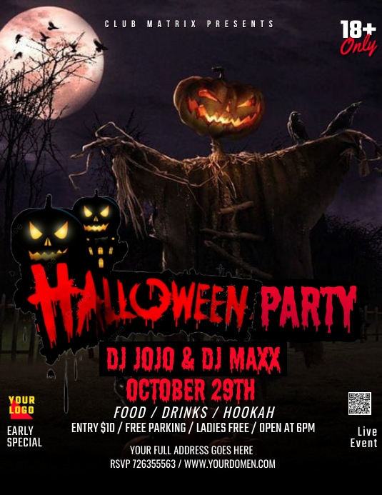 Copy of Halloween party | PosterMyWall