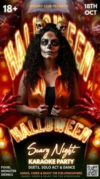 halloween party Instagram Story template