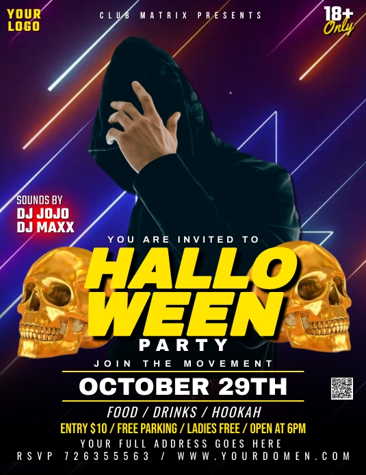 Copy of Halloween party | PosterMyWall
