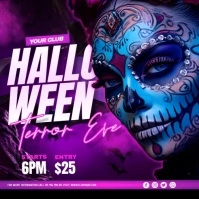 halloween party Instagram Post template