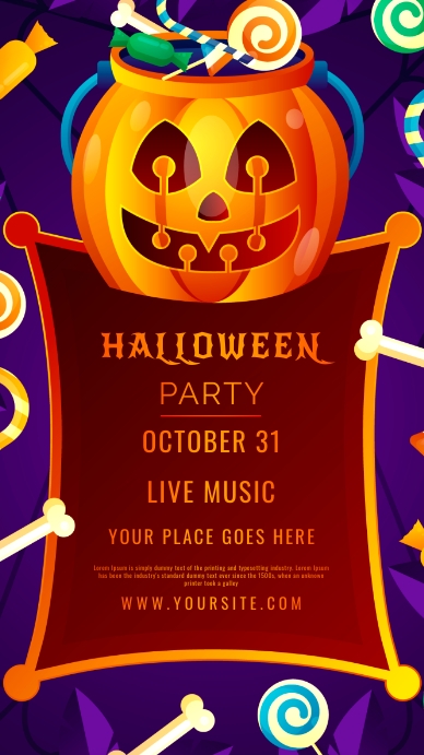 Copy of halloween party | PosterMyWall
