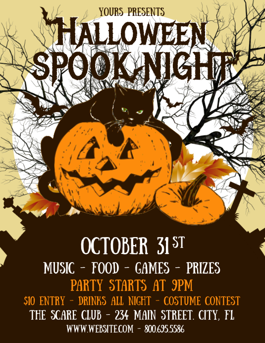 Copy of Halloween Party PosterMyWall