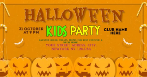 Halloween party Anuncio de Facebook template