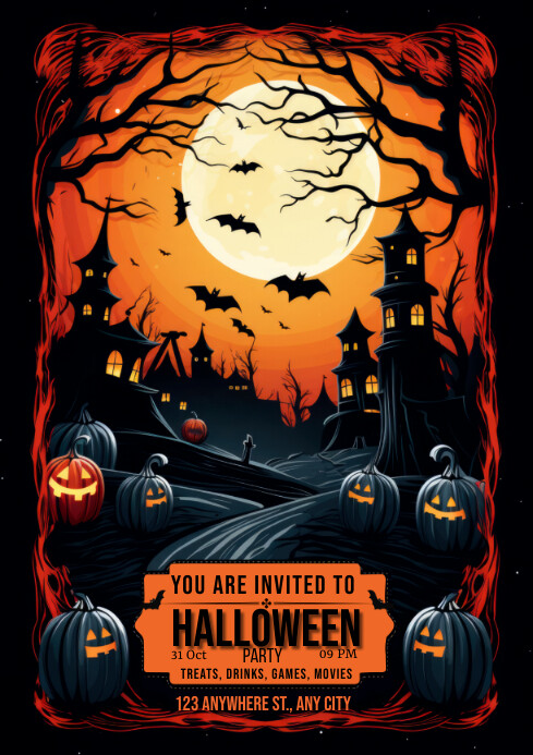 Halloween Party Template PosterMyWall