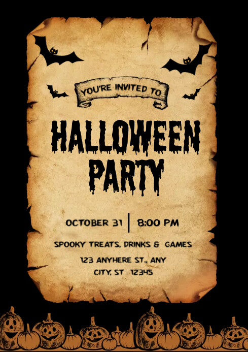 Halloween Party Template PosterMyWall