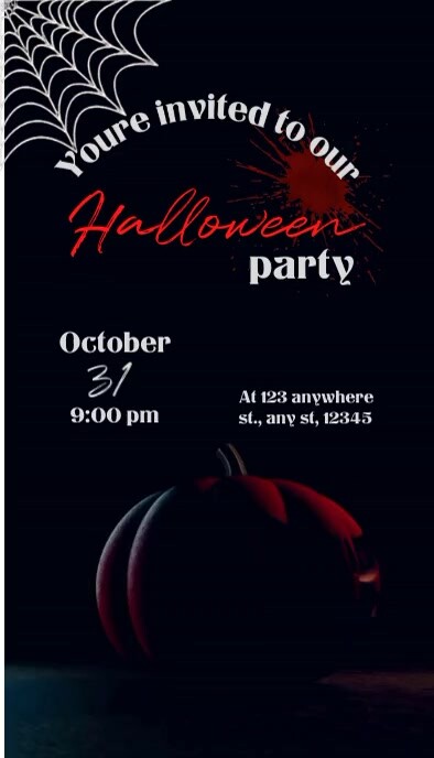 Halloween Party Template PosterMyWall