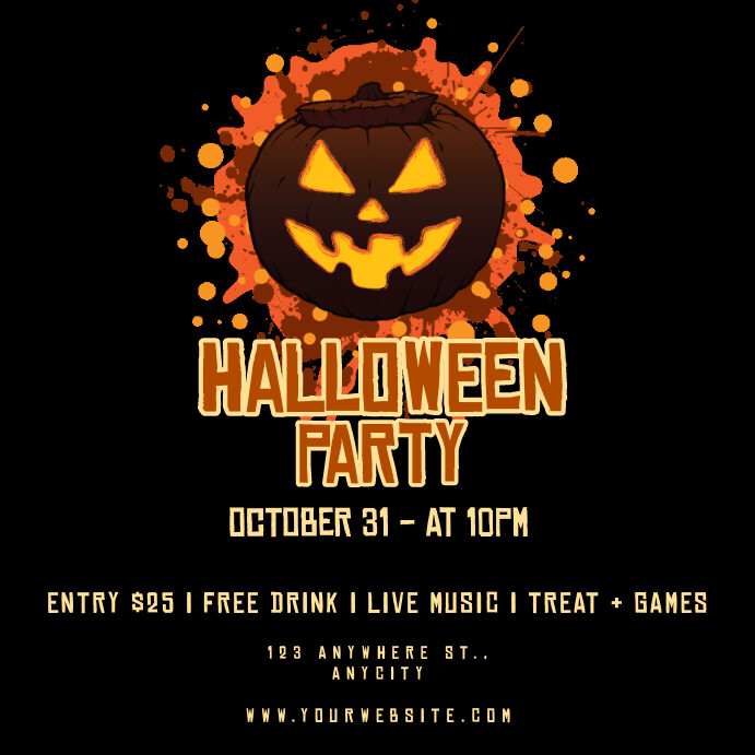 Copy of Halloween Party | PosterMyWall
