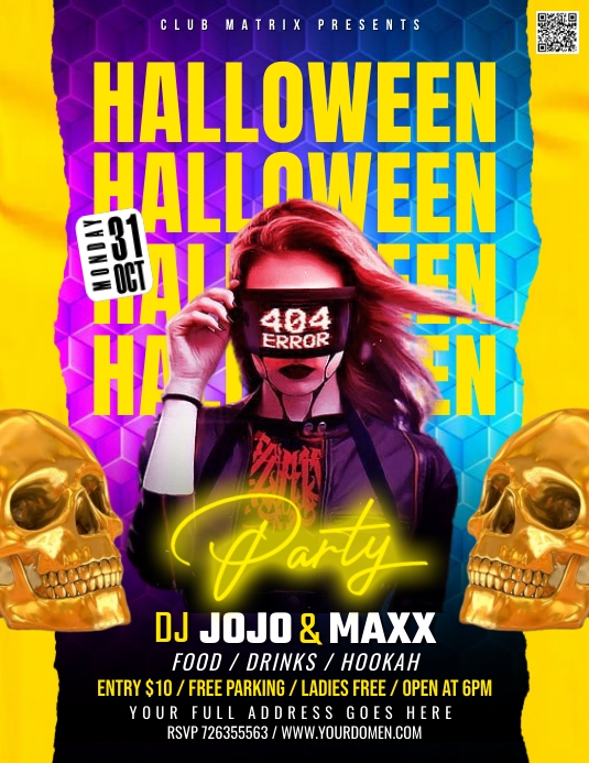 Copy of Halloween party | PosterMyWall