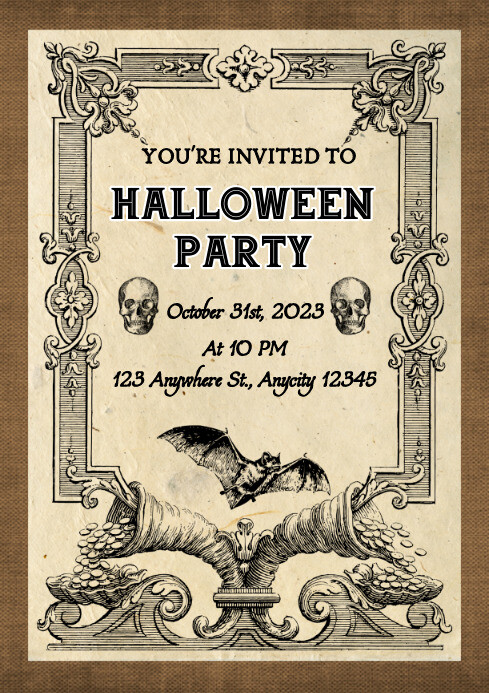 Halloween Party Template | PosterMyWall