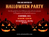 Halloween Party Presentation template