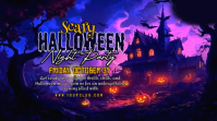 Halloween Party Digital Display (16:9) template