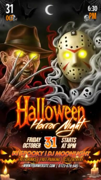 halloween party Instagram Story template