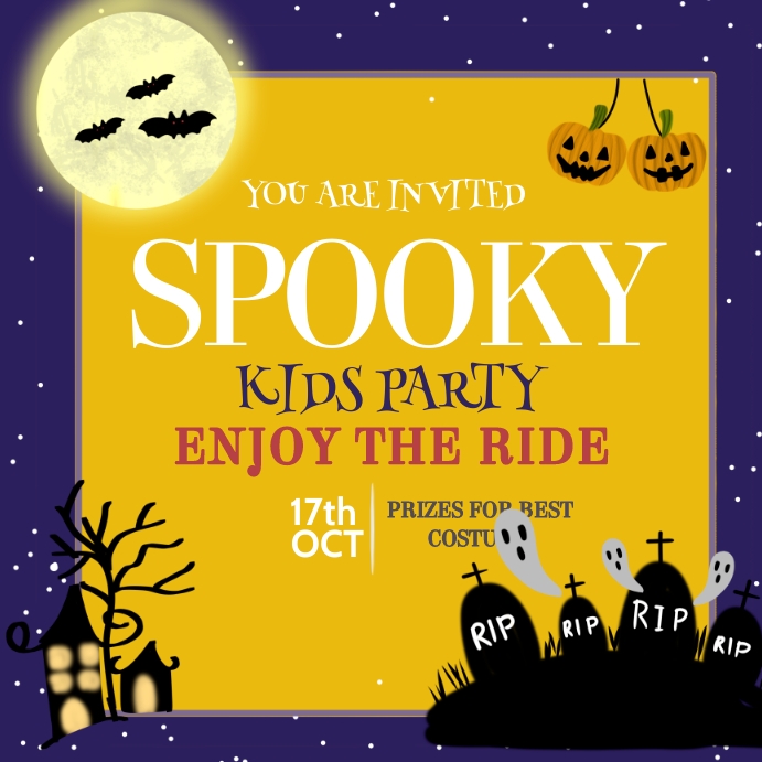Copy of Halloween party | PosterMyWall
