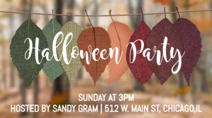 Halloween Party Digitalt display (16:9) template