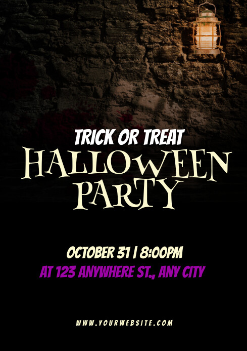 HALLOWEEN PARTY Template | PosterMyWall