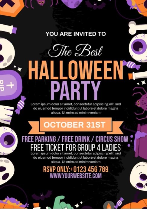 Copy of Halloween Party | PosterMyWall